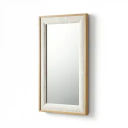 Mid-century modern wall mirror