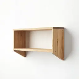 Industrial wall shelf