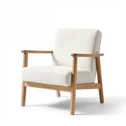 Japandi armchair
