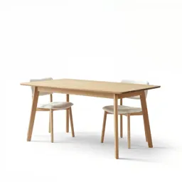 Minimalist dining table