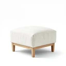 Minimalist ottoman