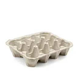 Moulded pulp egg carton