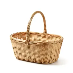 Woven market basket