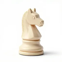 Chunky cute chess knight