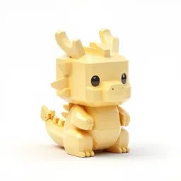 Chunky cute dragon figurine