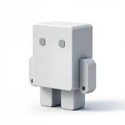 Chunky cute robot figure