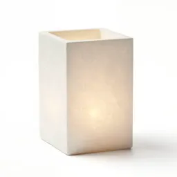 Geometric lithophane lamp