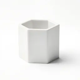 Geometric pen holder