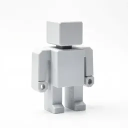 Geometric robot figure