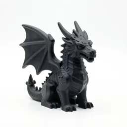 Gothic dragon figurine