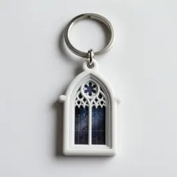 Gothic keychain charm