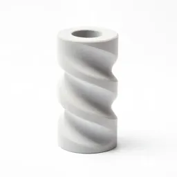 Twisted spiral desk toy