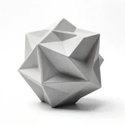 Voronoi bust sculpture