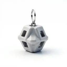 Voronoi keychain charm