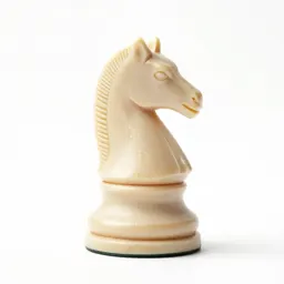 Art nouveau chess knight