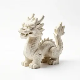 Art nouveau dragon figurine