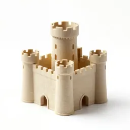 Art nouveau mini castle