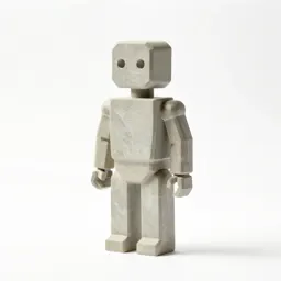 Art nouveau robot figure