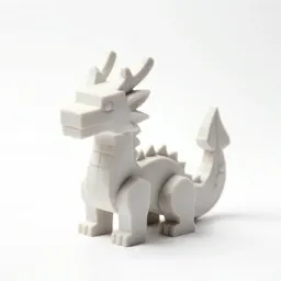 Articulated dragon figurine