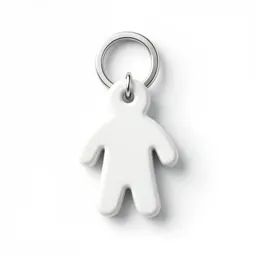 Articulated keychain charm
