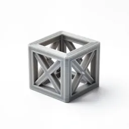Lightweight lattice bearing mount