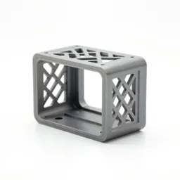Lightweight lattice camera mount