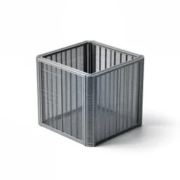 Lightweight lattice gridfinity bin