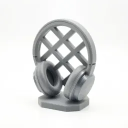 Lightweight lattice headphone stand