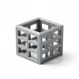 Lightweight lattice snap-fit enclosure