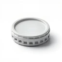Lightweight lattice threaded jar lid