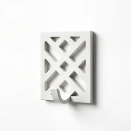 Lightweight lattice wall hook