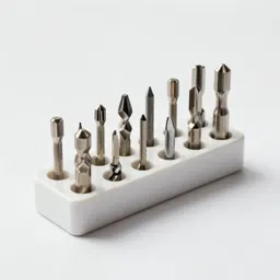 Ergonomic drill bit organiser