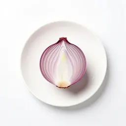Red onion halved