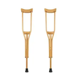 Pair of forearm crutches
