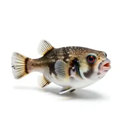 Pufferfish inflated