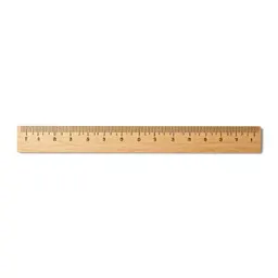 Wooden ruler