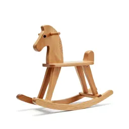 Wooden rocking horse