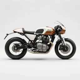 Cafe racer motorcycle