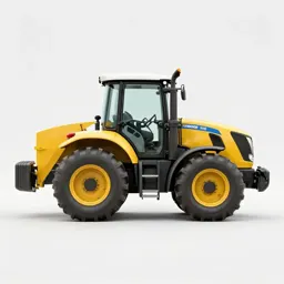 Tractor with a loader
