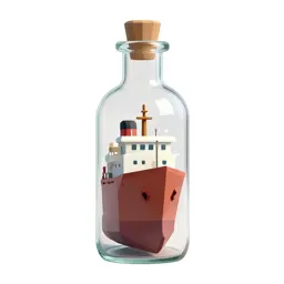 Ship in a bottle