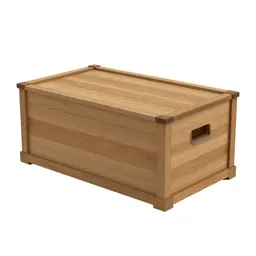 Wooden steamer trunk