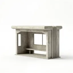 Art Deco bus shelter