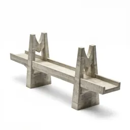 Brutalist bridge
