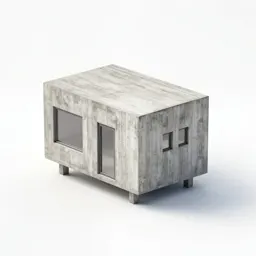 Brutalist cabin