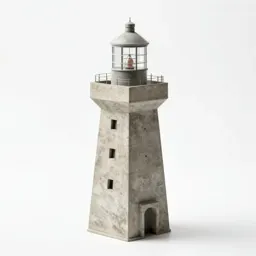 Brutalist lighthouse