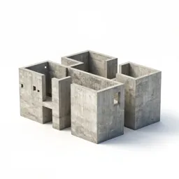 Brutalist pavilion