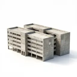 Brutalist school building
