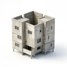 Brutalist townhouse