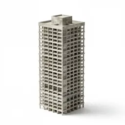 Futuristic tower block