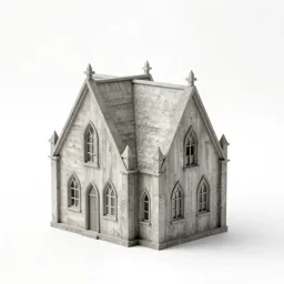 Gothic revival cabin